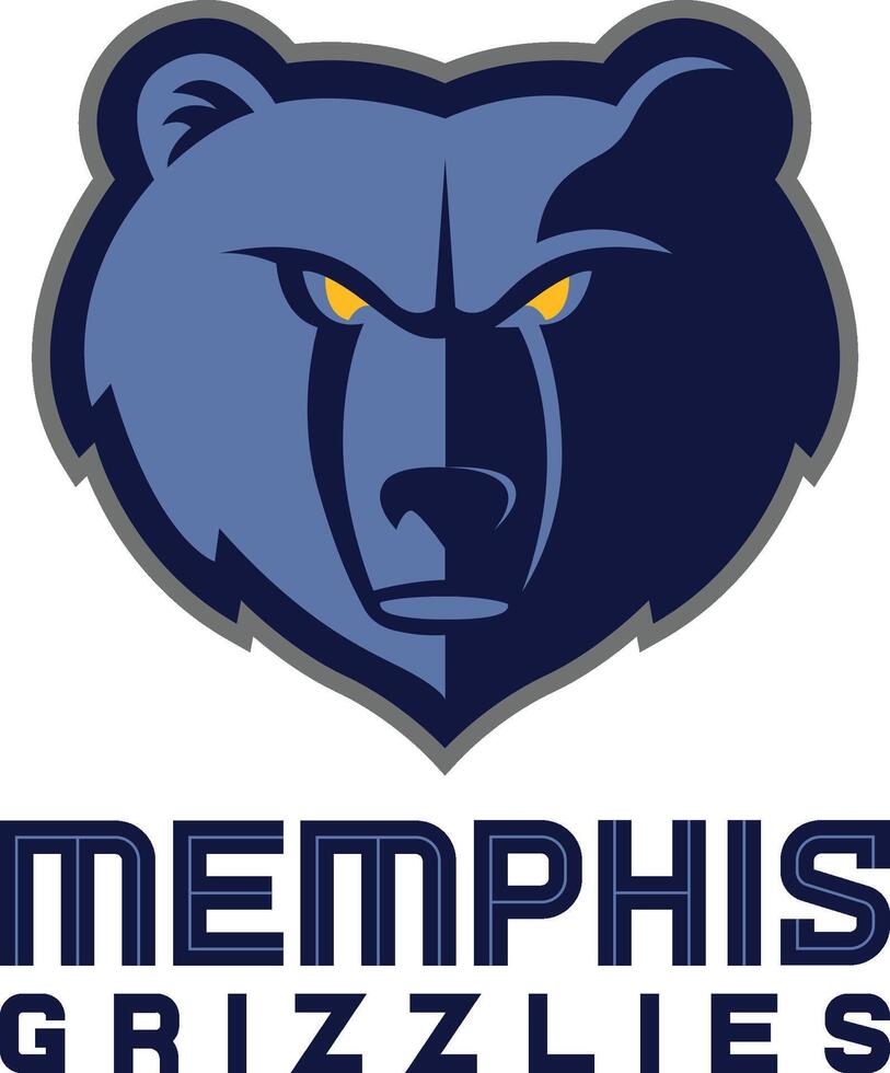 logo de el memphis osos pardos baloncesto equipo vector