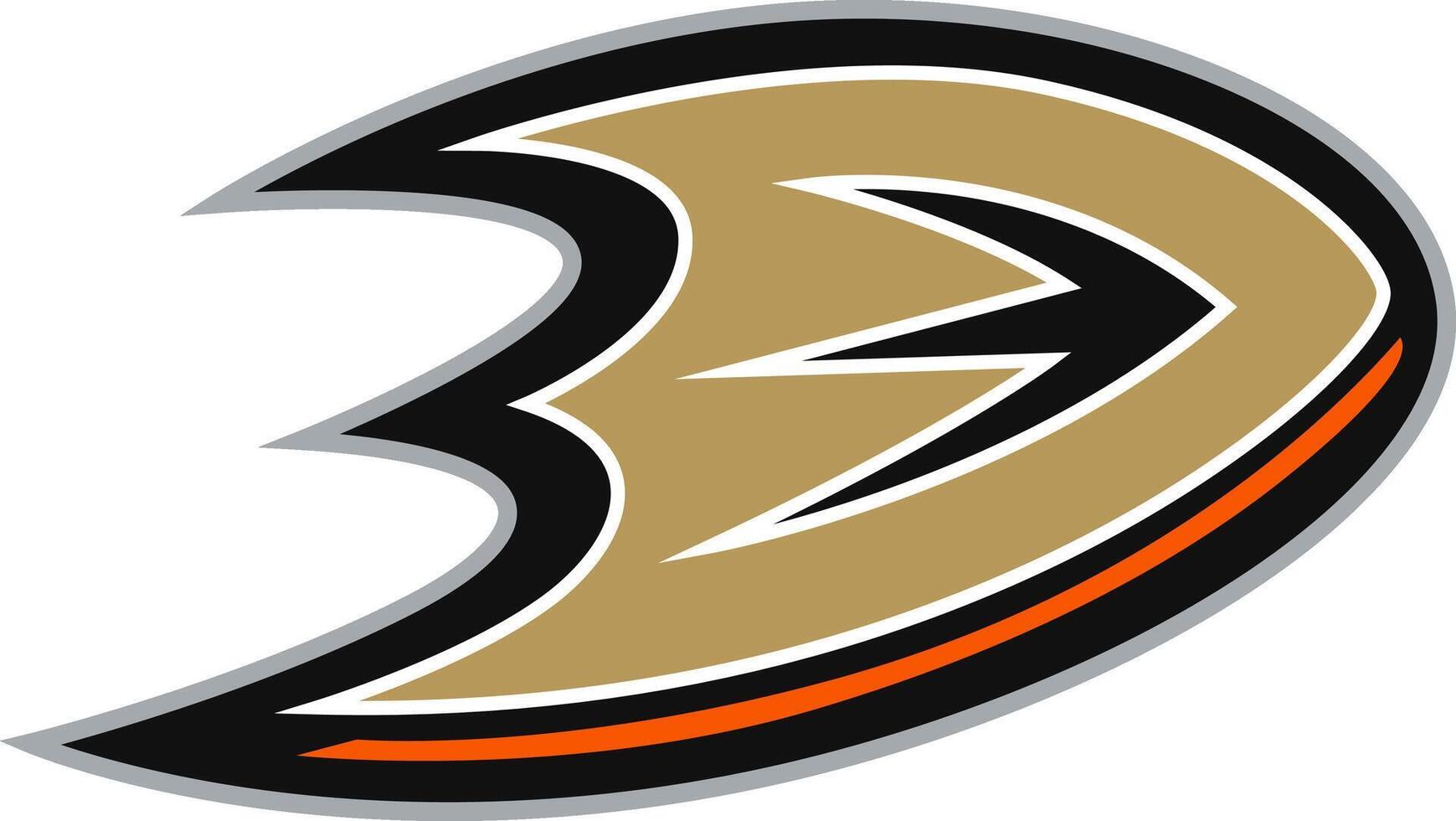 Logo of the Anaheim Ducks National Hockey League team vector