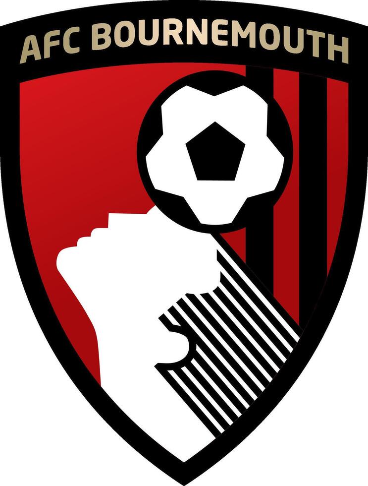 el logo de el bournemouth fútbol americano club de el Inglés primer ministro liga vector