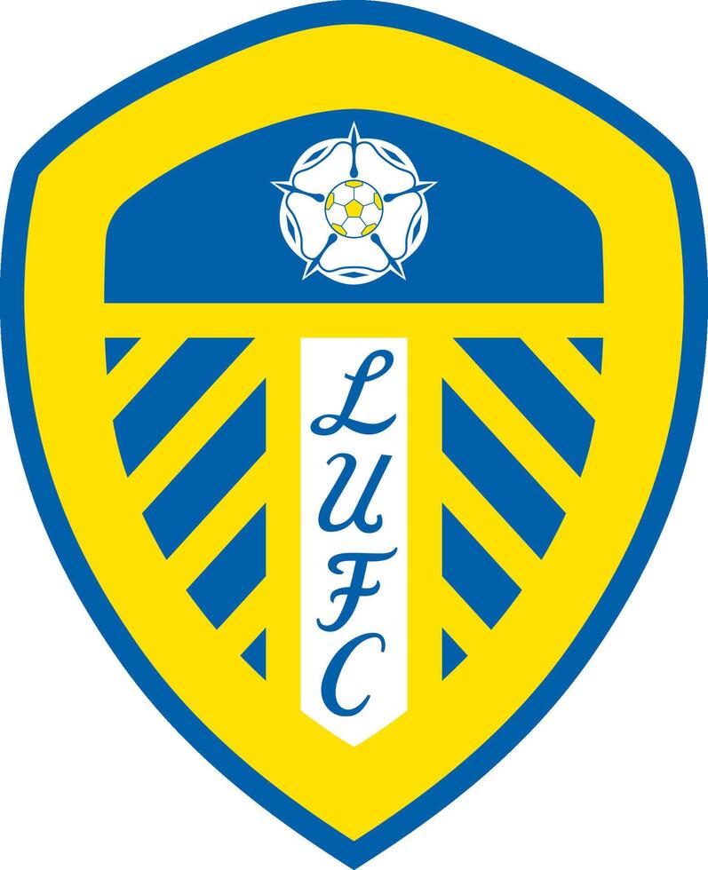 el logo de el leeds unido fútbol americano club de el Inglés primer ministro liga vector