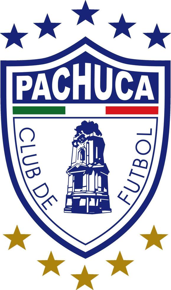 logo de el pachuca liga mx fútbol americano equipo vector