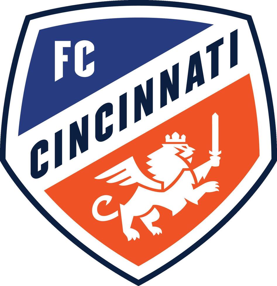 Logo of the Cincinnati Major League Soccer football team vector