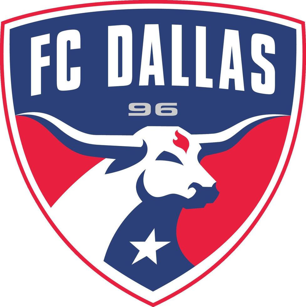 logo de el dallas mayor liga fútbol fútbol americano equipo vector