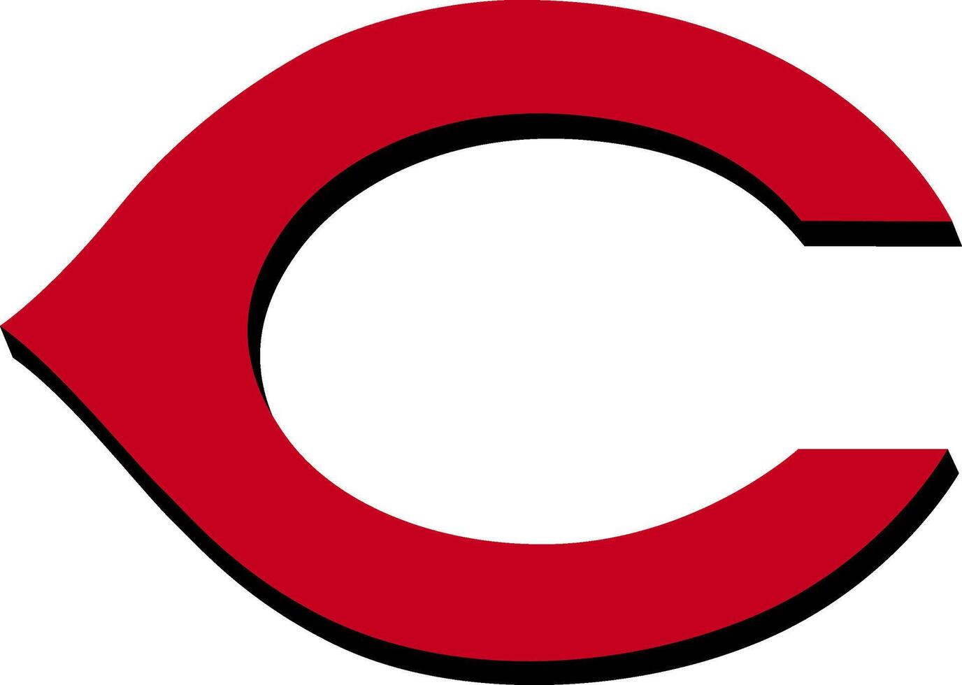 Logo of the Cincinnati Reds Major League Baseball team vector