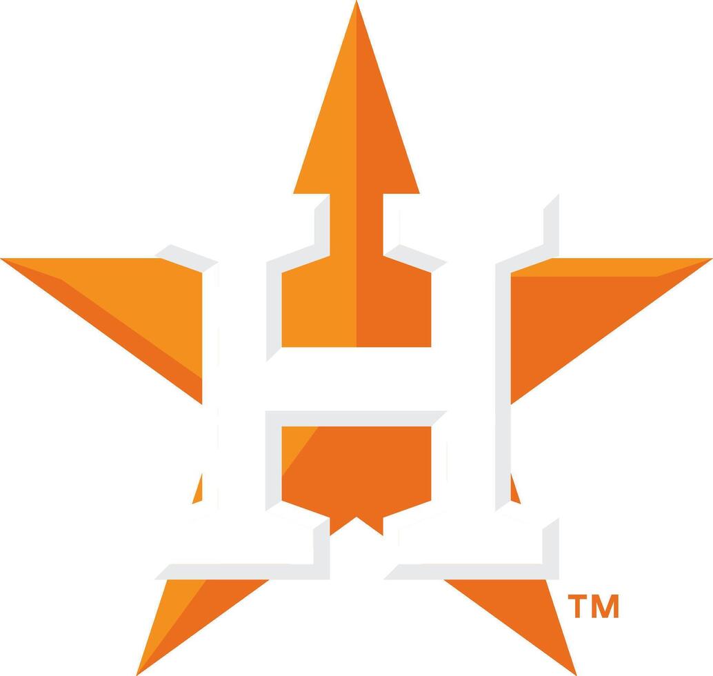 logo de el houston astros mayor liga béisbol equipo vector