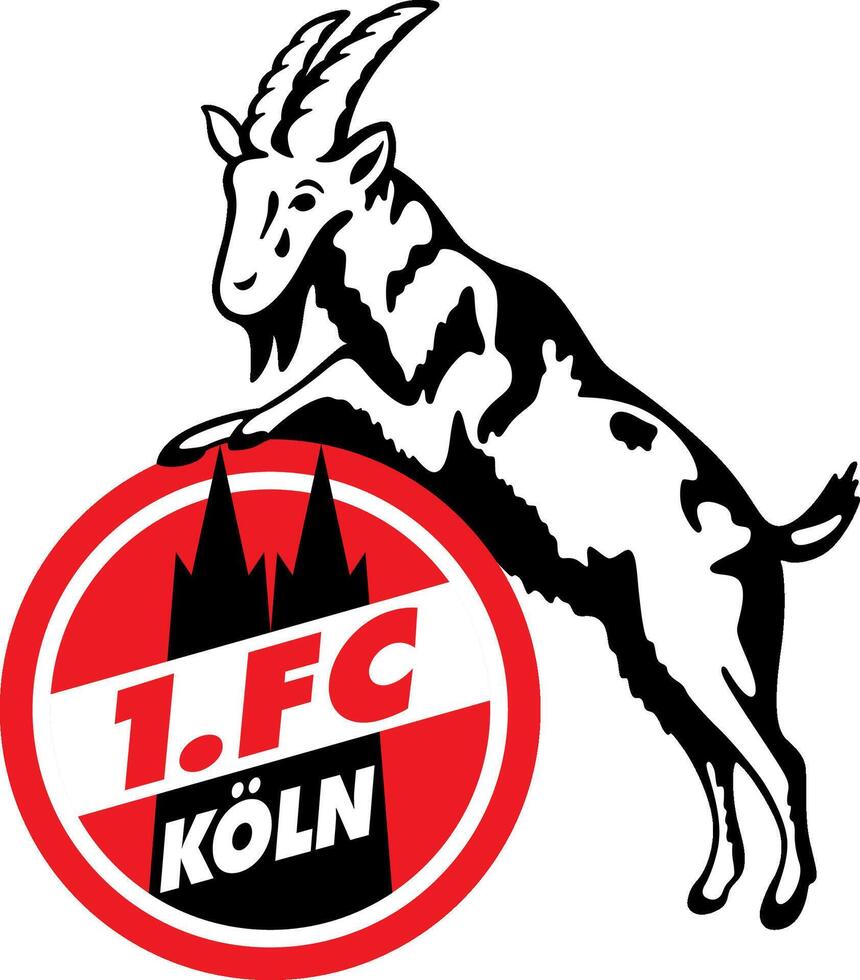 logo de el 1. fc Koln bundesliga fútbol americano equipo vector