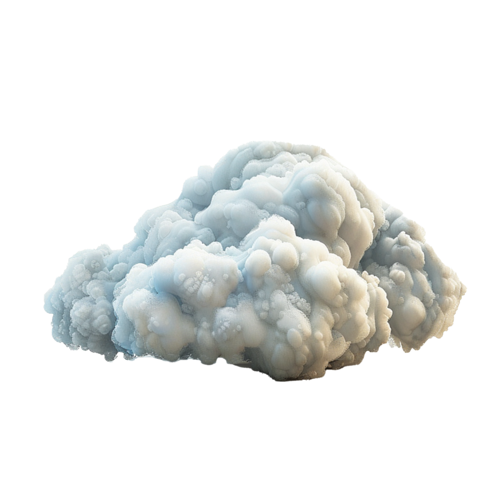 AI generated Cloud png isolated on transparent background