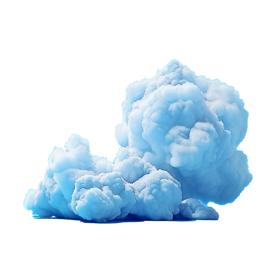 AI generated Cloud png isolated on transparent background