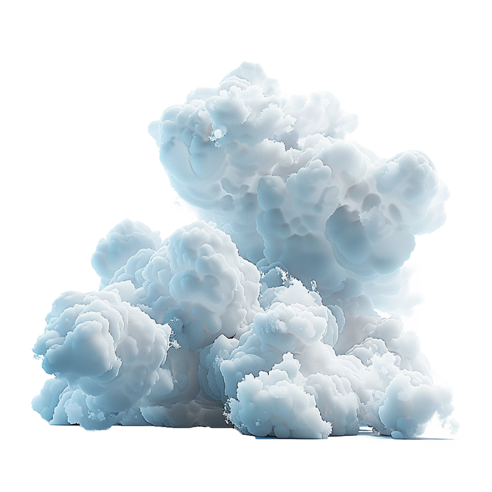 AI generated Cloud png isolated on transparent background