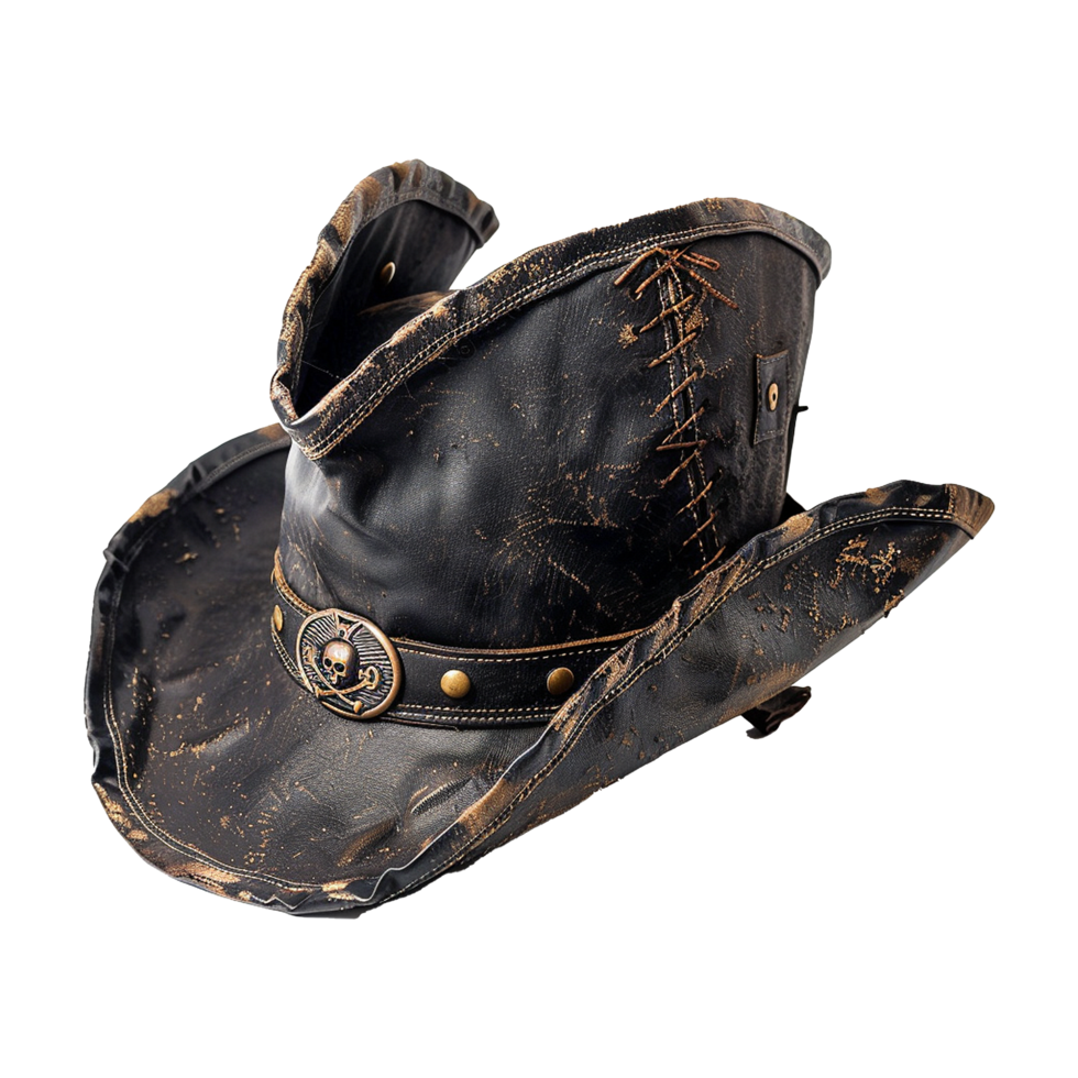 AI generated Pirate hat isolated on transparent background png
