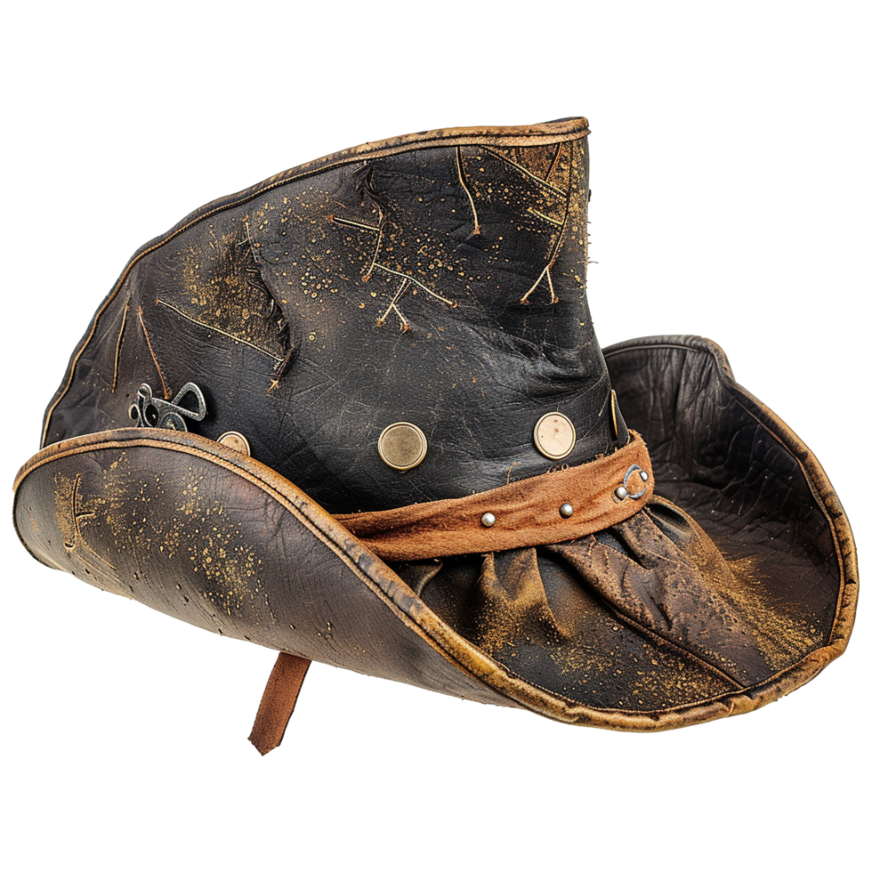 AI generated Pirate hat isolated on transparent background png