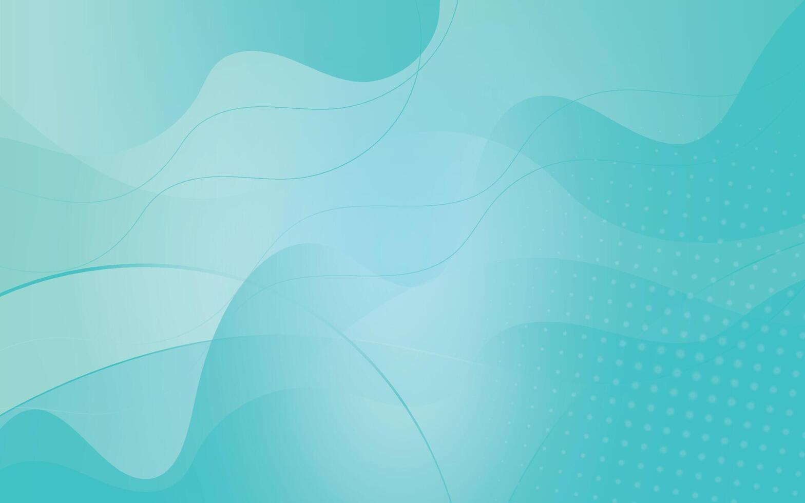 abstract background with waves and dots vector