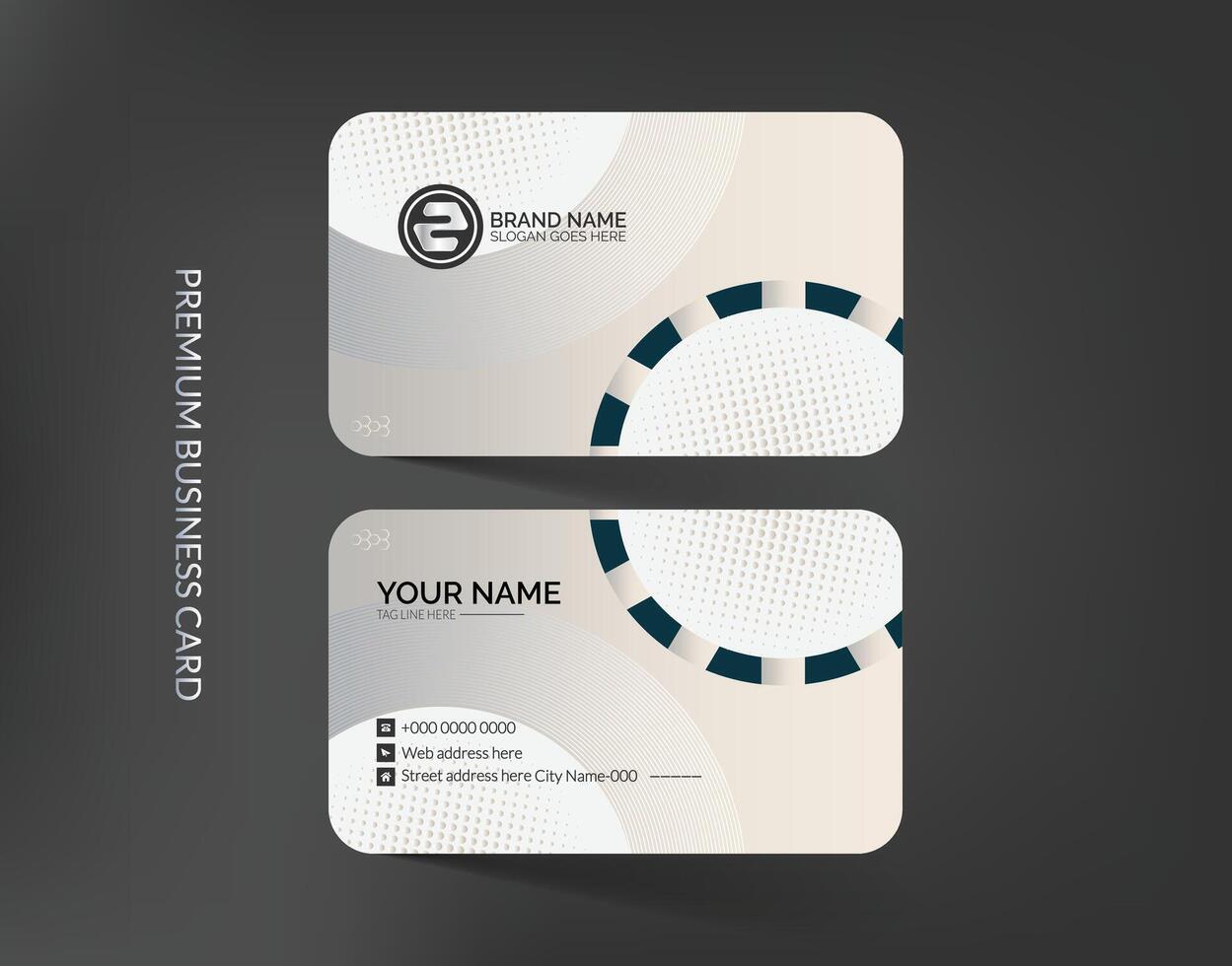 Free  business card template design vector