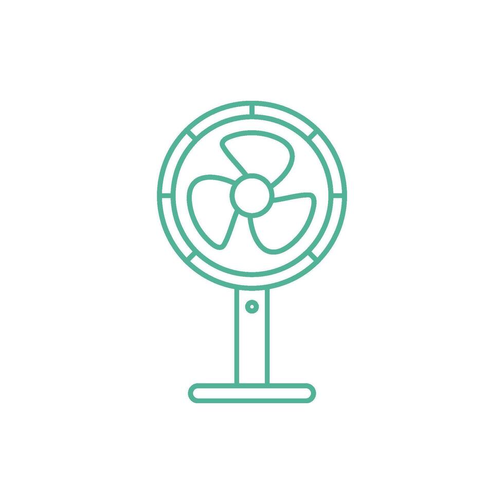 Fan Icon Vector Template Illustration Design