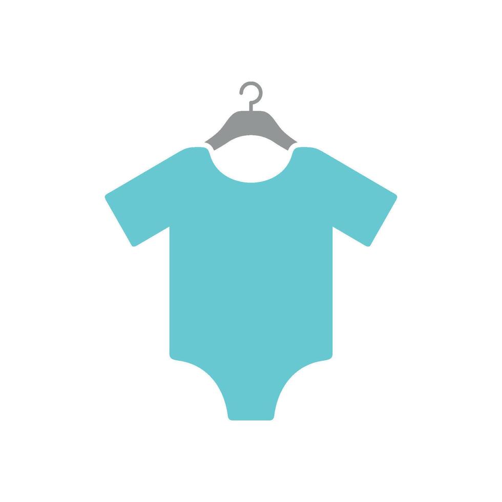 Baby Cloth Icon Vector Template Illustration Design
