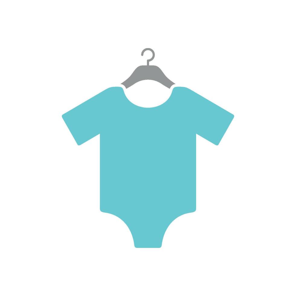 Baby Cloth Icon Vector Template Illustration Design