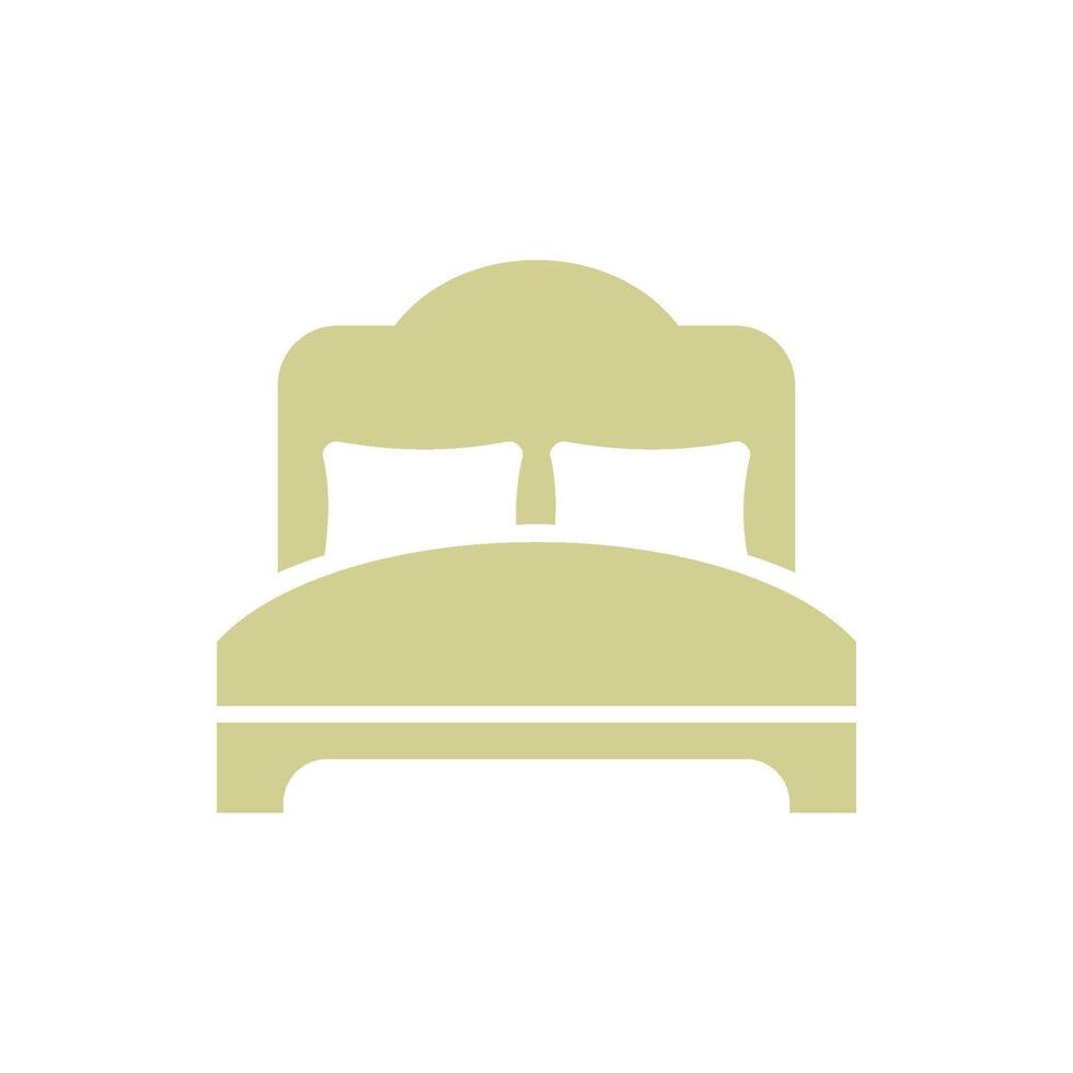 cama icono vector modelo ilustración diseño