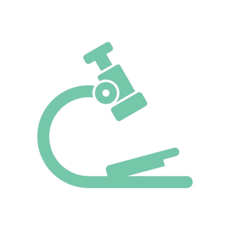 Microscope Icon Vector Template Illustration Design