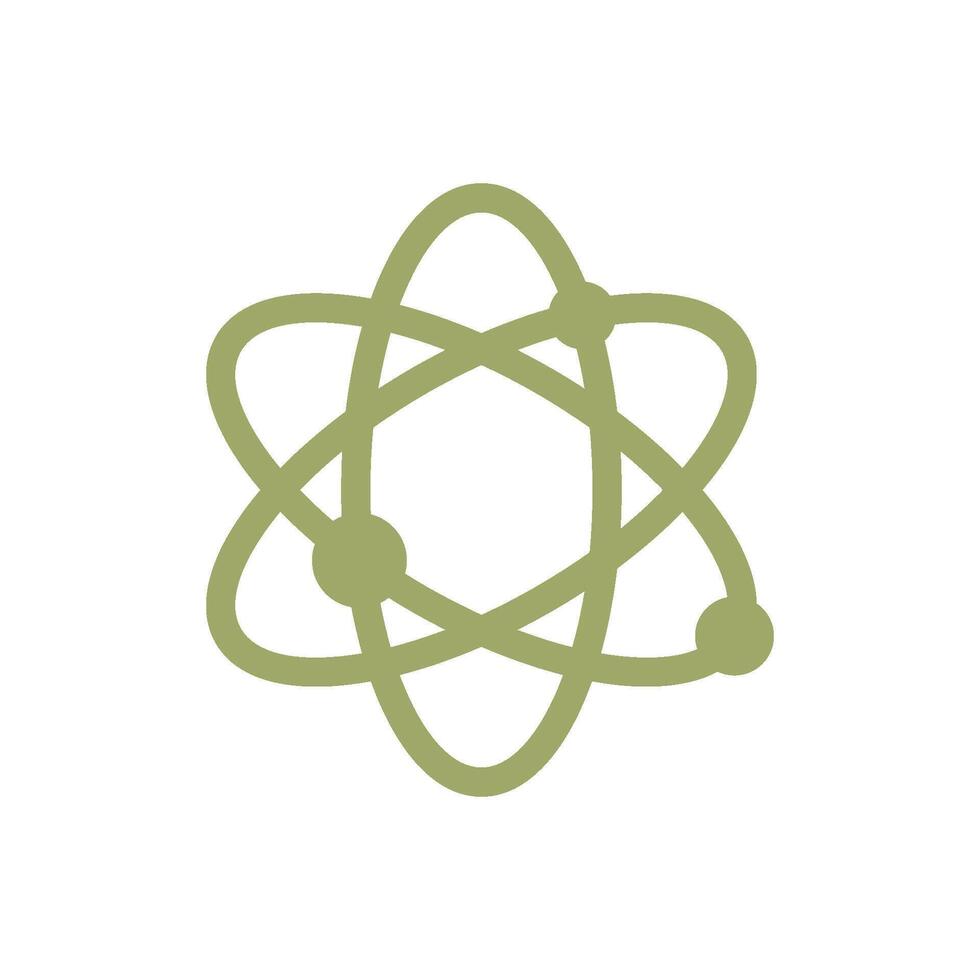 Molecular Atom Neutron Laboratory Icon Vector