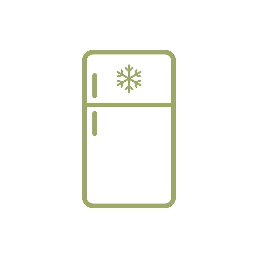 Freezer Icon Vector Template Illustration Design