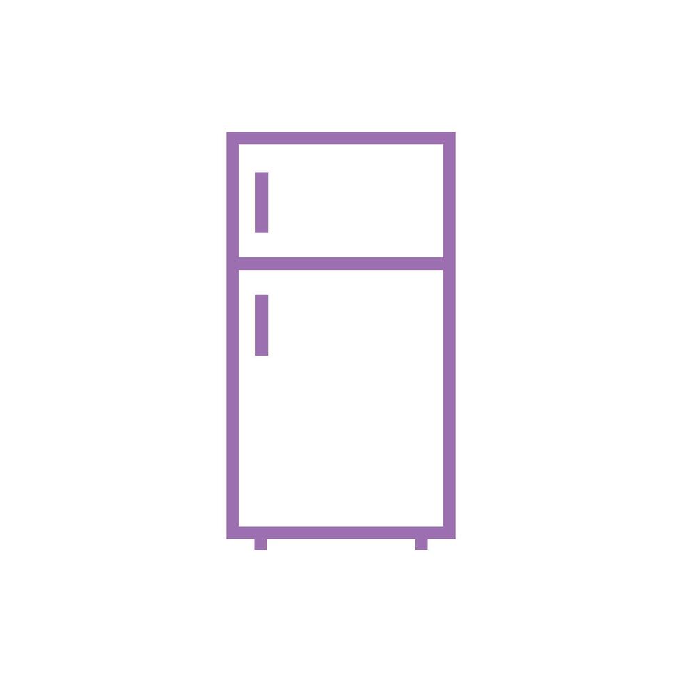 Freezer Icon Vector Template Illustration Design