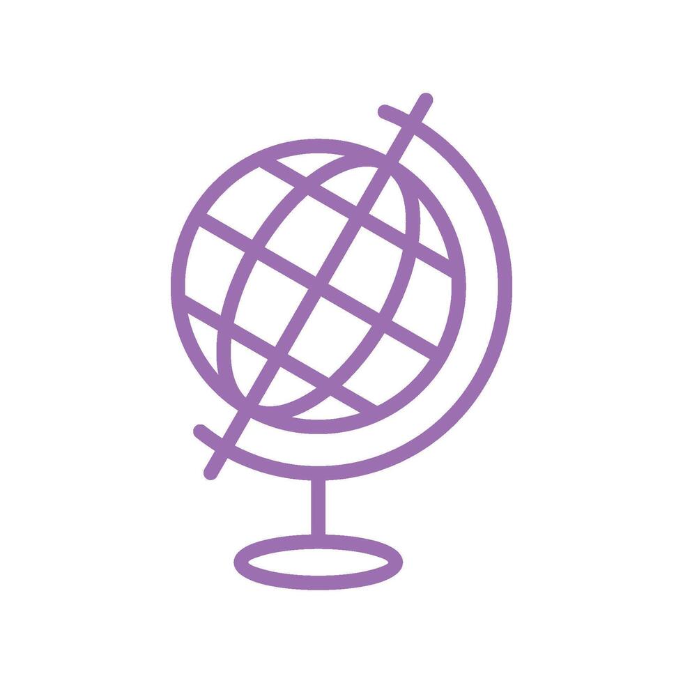 Globe Icon Vector Template Illustration Design