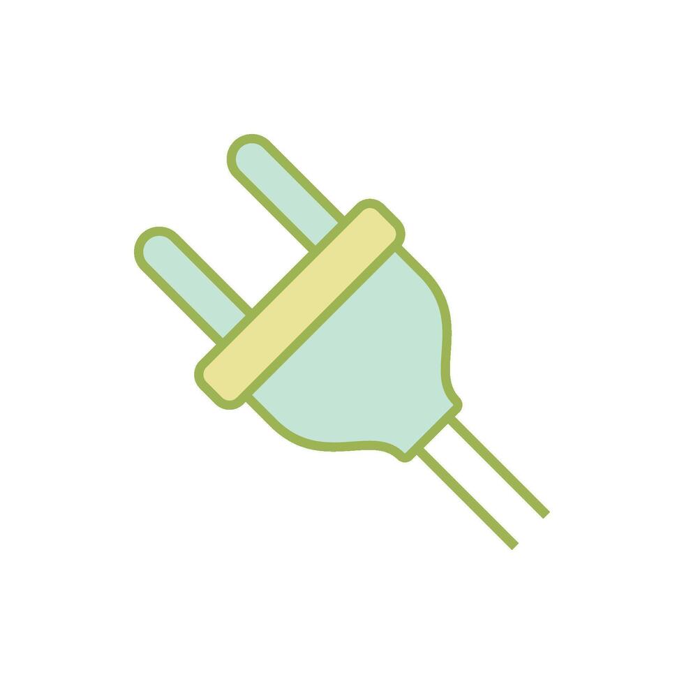 Plug Cable Icon Vector Template Illustration Design