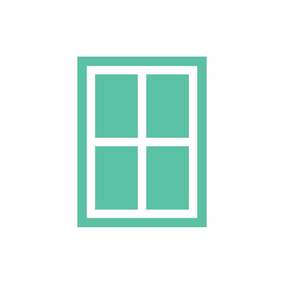 Window Icon Vector Template Illustration Design