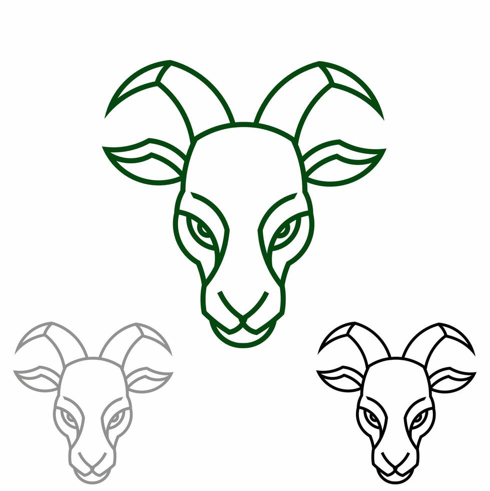 Lamb logo design vector