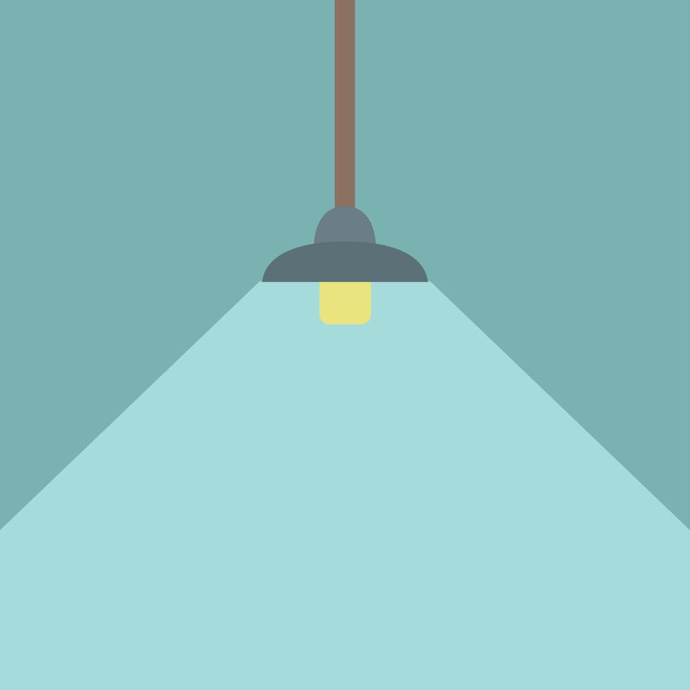 simple lamp vector illustration