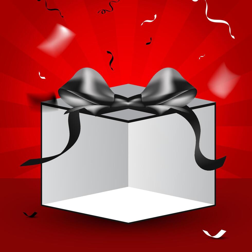 open gift box vector