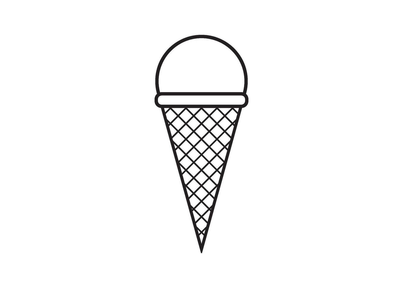 ice cream icon design vector