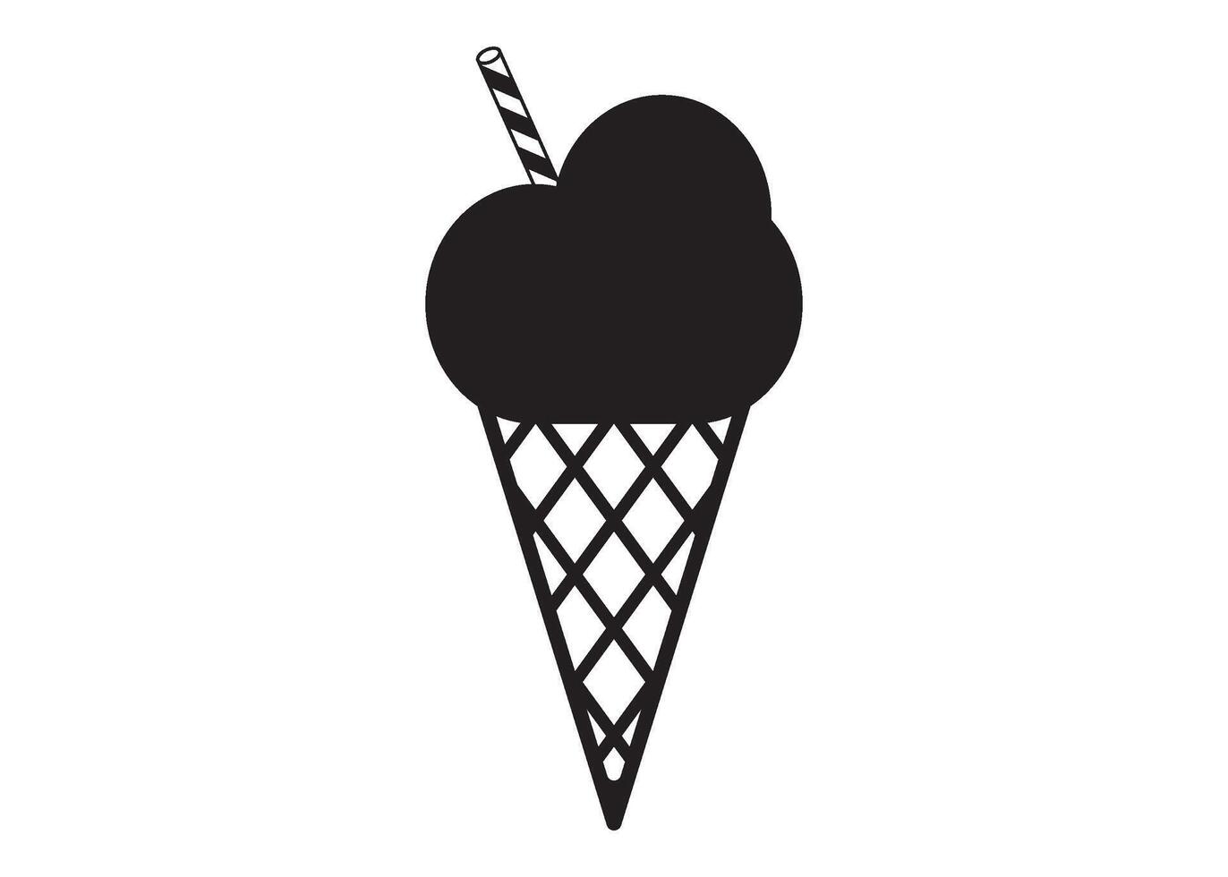 ice cream icon design vector