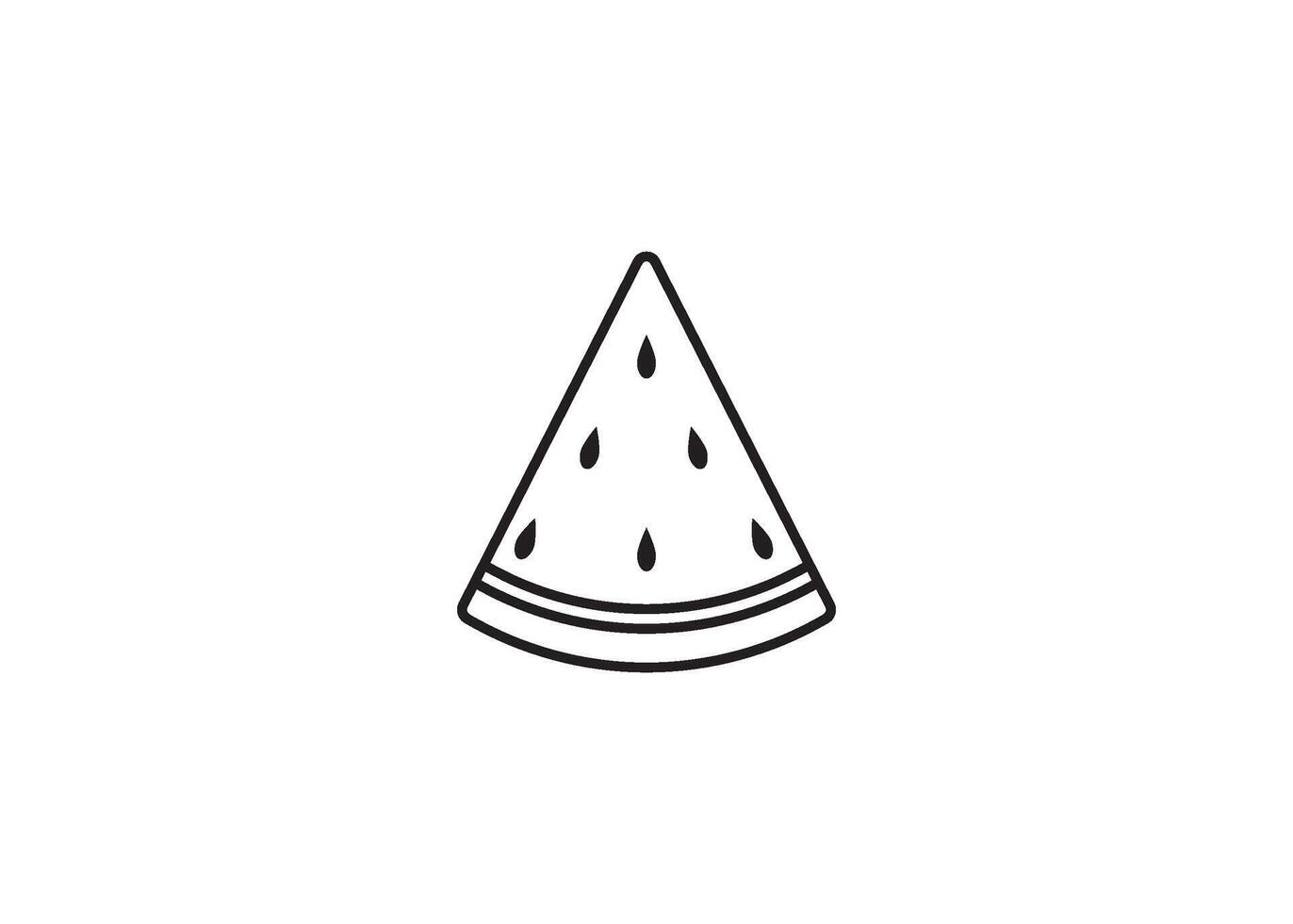watermelon icon design vector