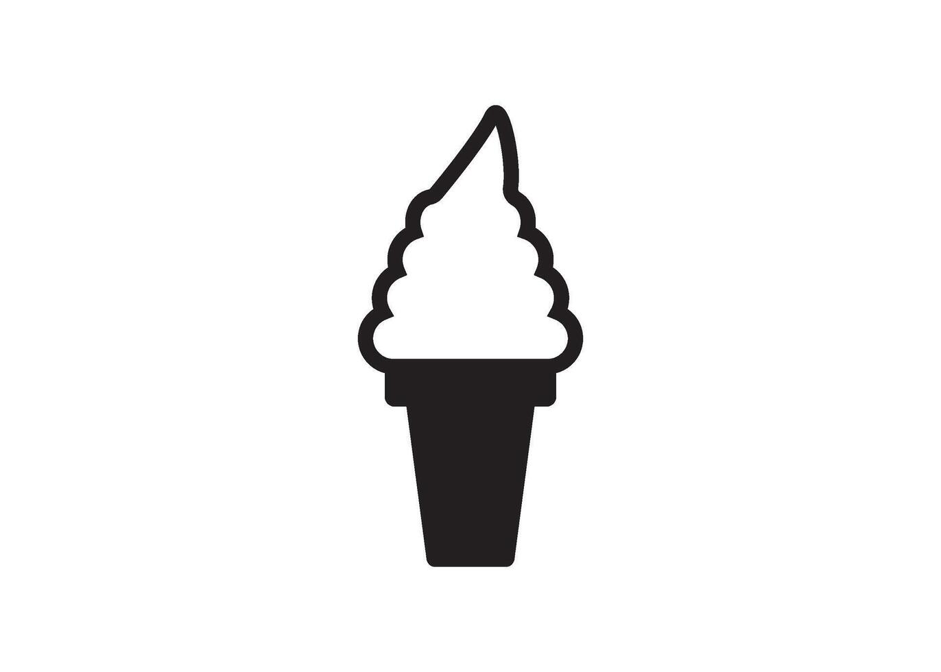 ice cream icon design vector