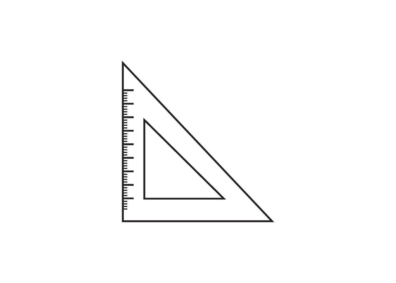ruler icon design vector