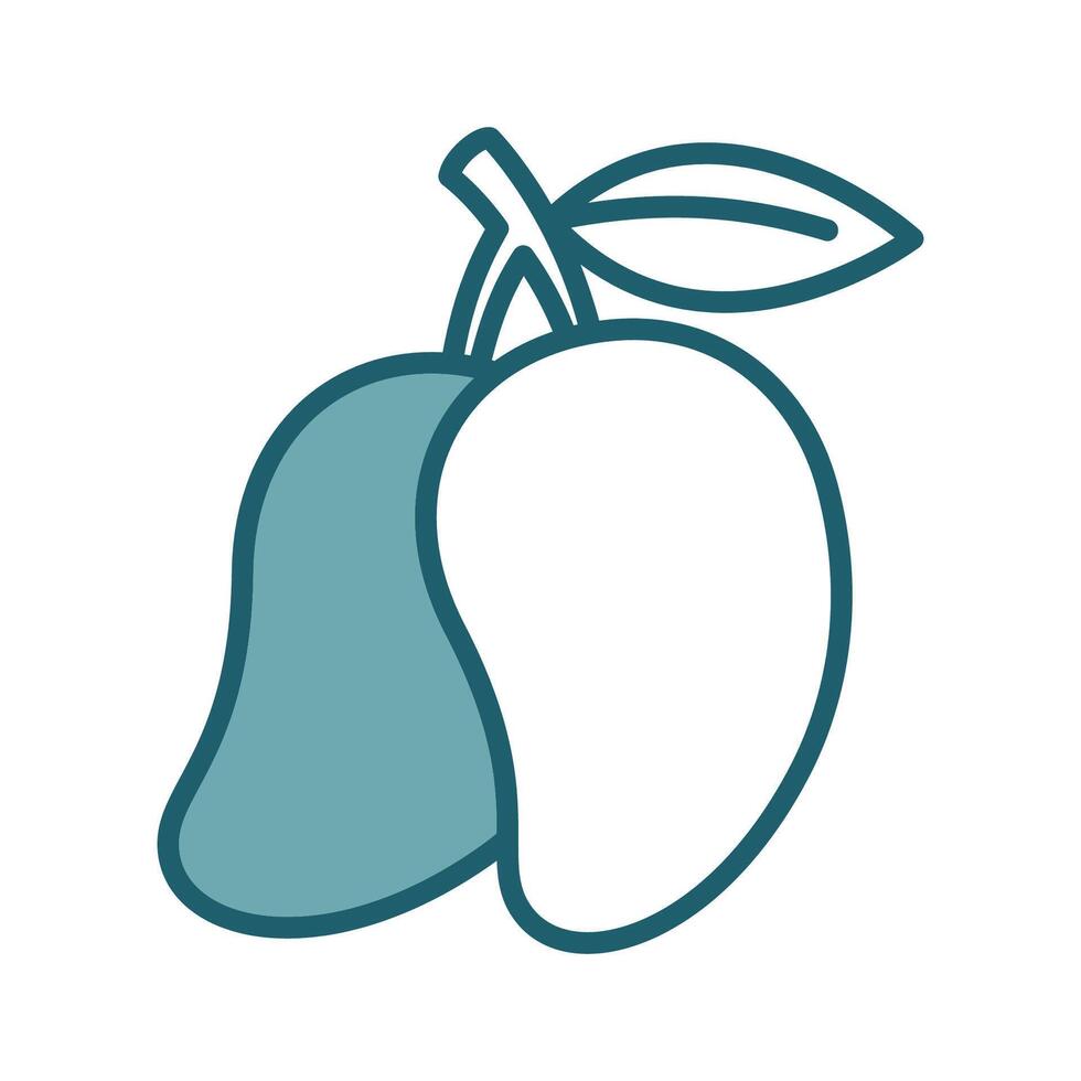 mango icon vector design template simple and clean