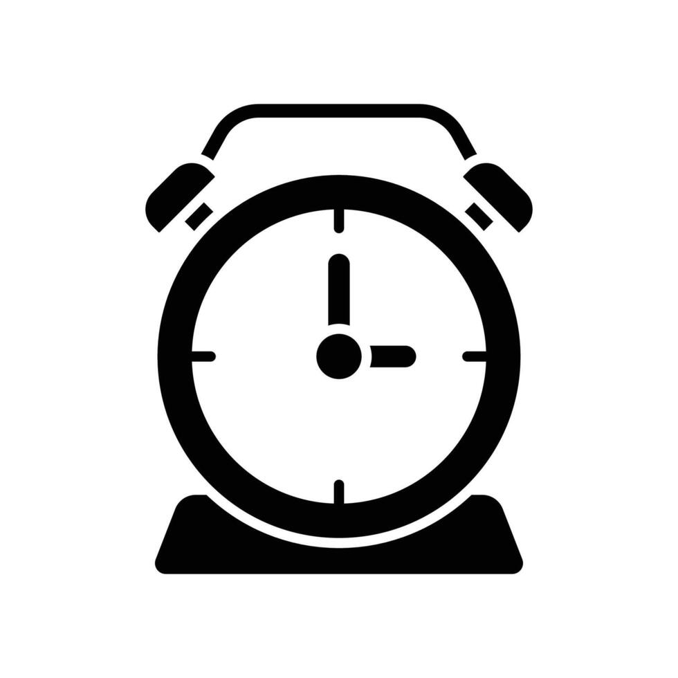 alarma reloj icono vector diseño modelo sencillo y limpiar