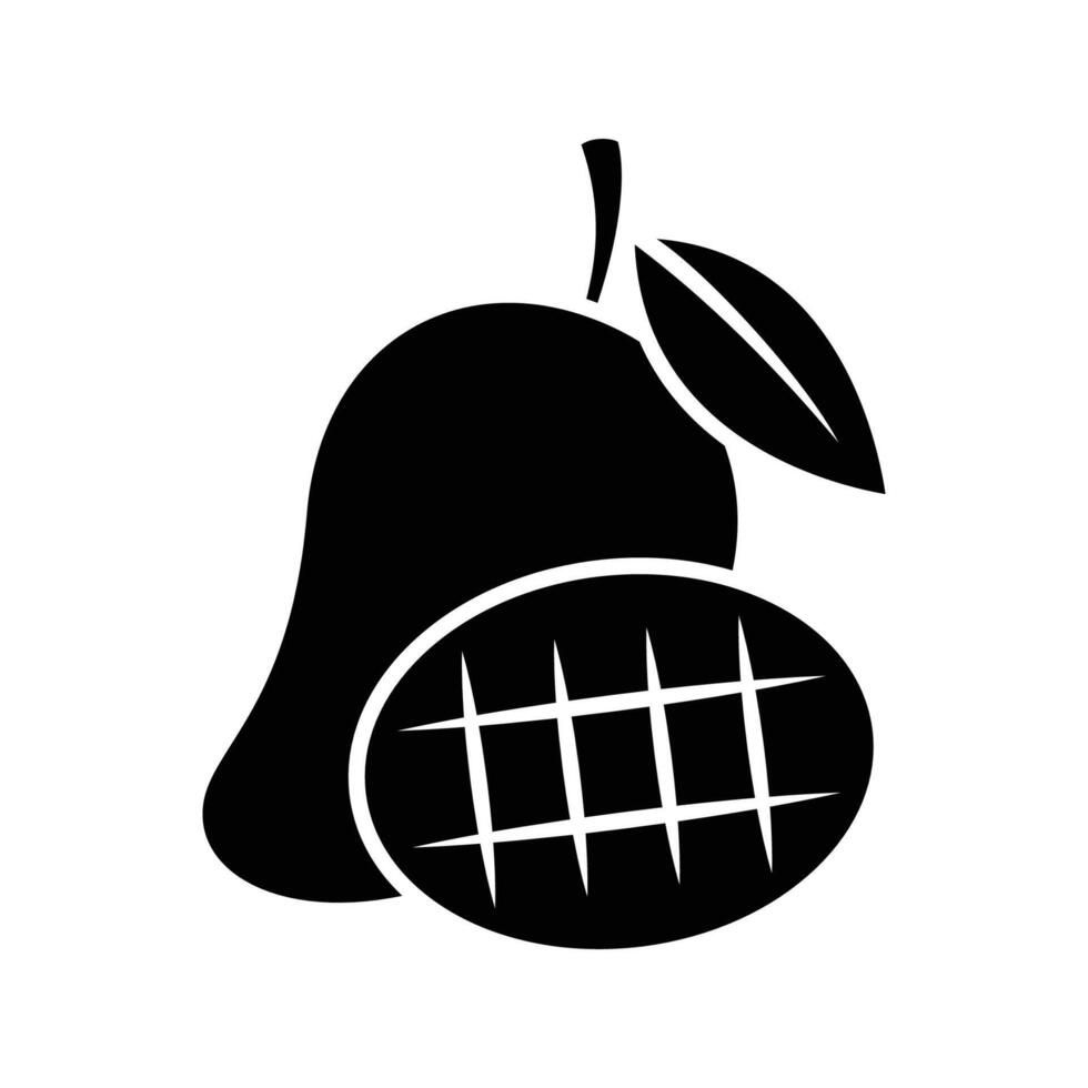 mango icon vector design template simple and clean