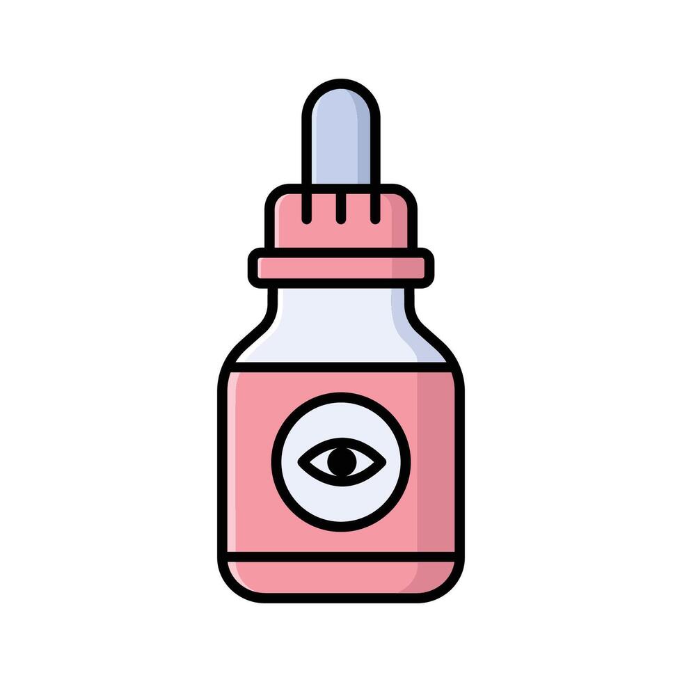 eye drops icon vector design template simple and clean
