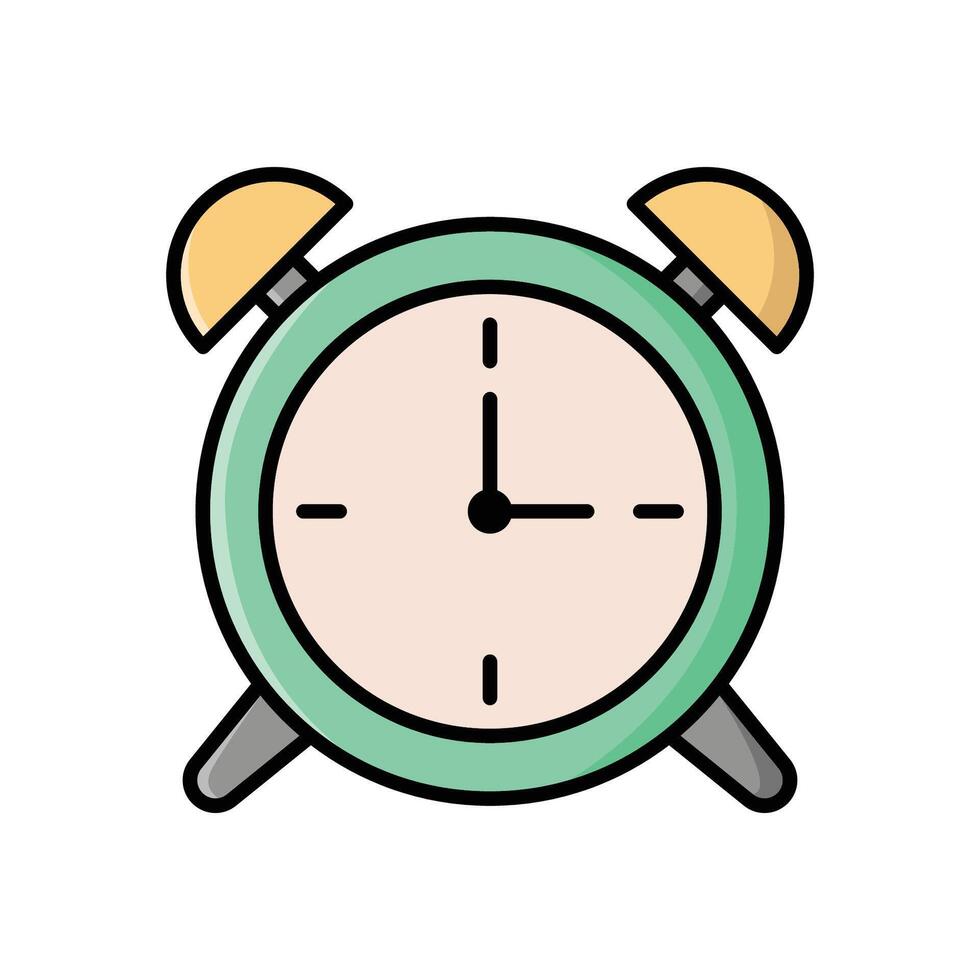 alarma reloj icono vector diseño modelo sencillo y limpiar