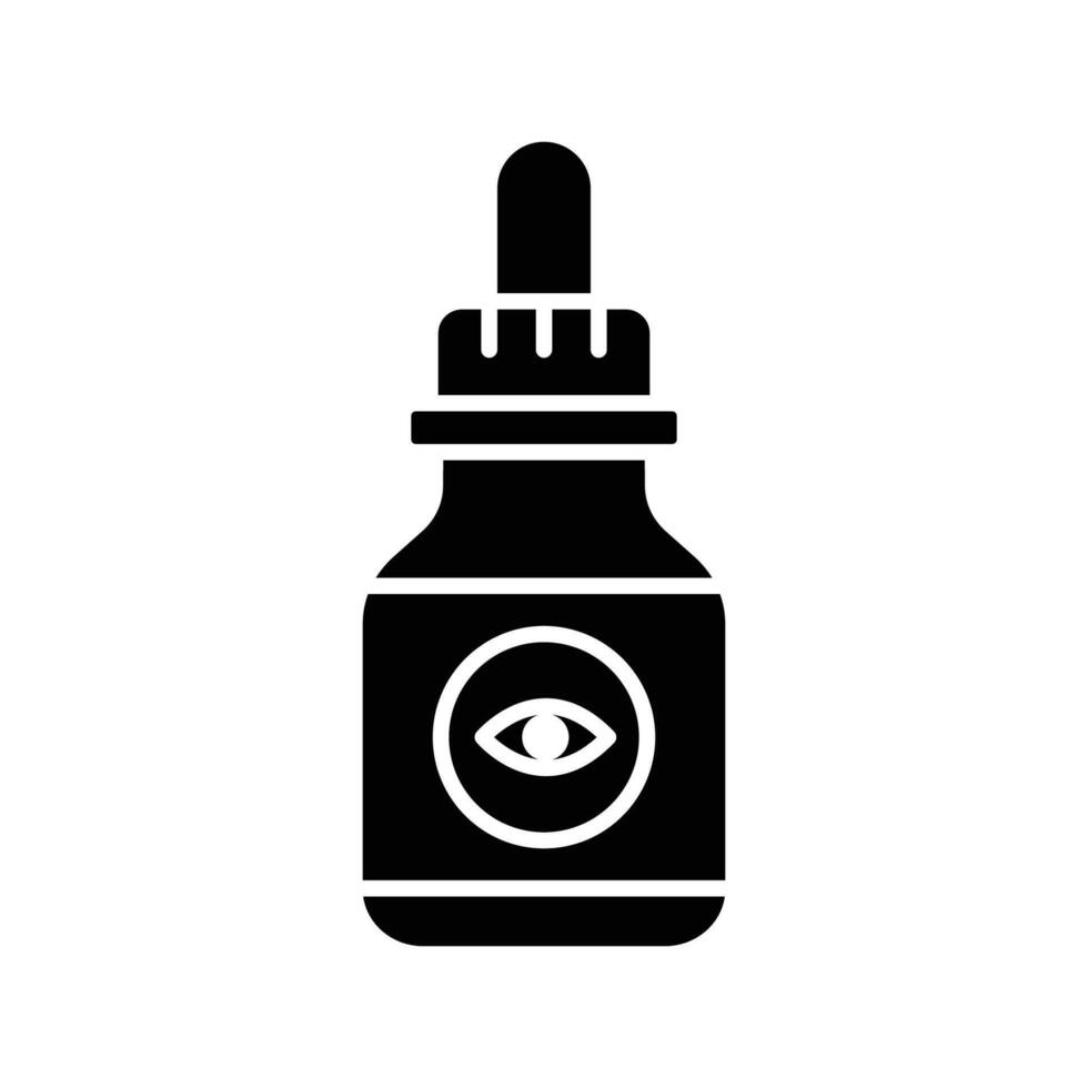 eye drops icon vector design template simple and clean