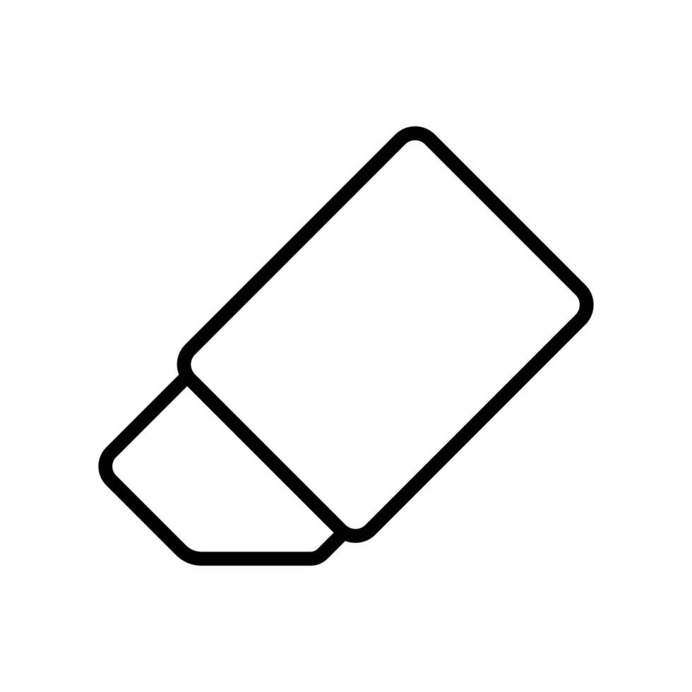 eraser icon vector design template simple and clean