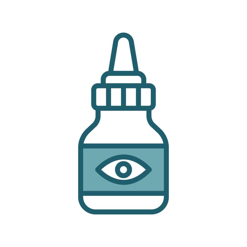 eye drops icon vector design template simple and clean