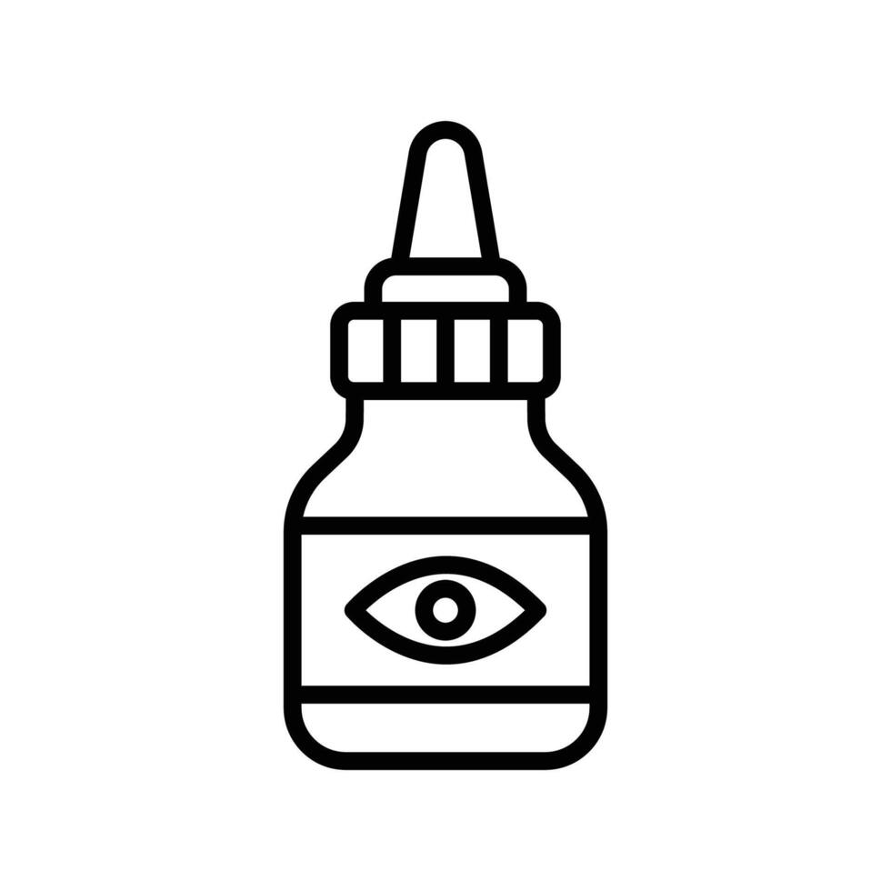 eye drops icon vector design template simple and clean