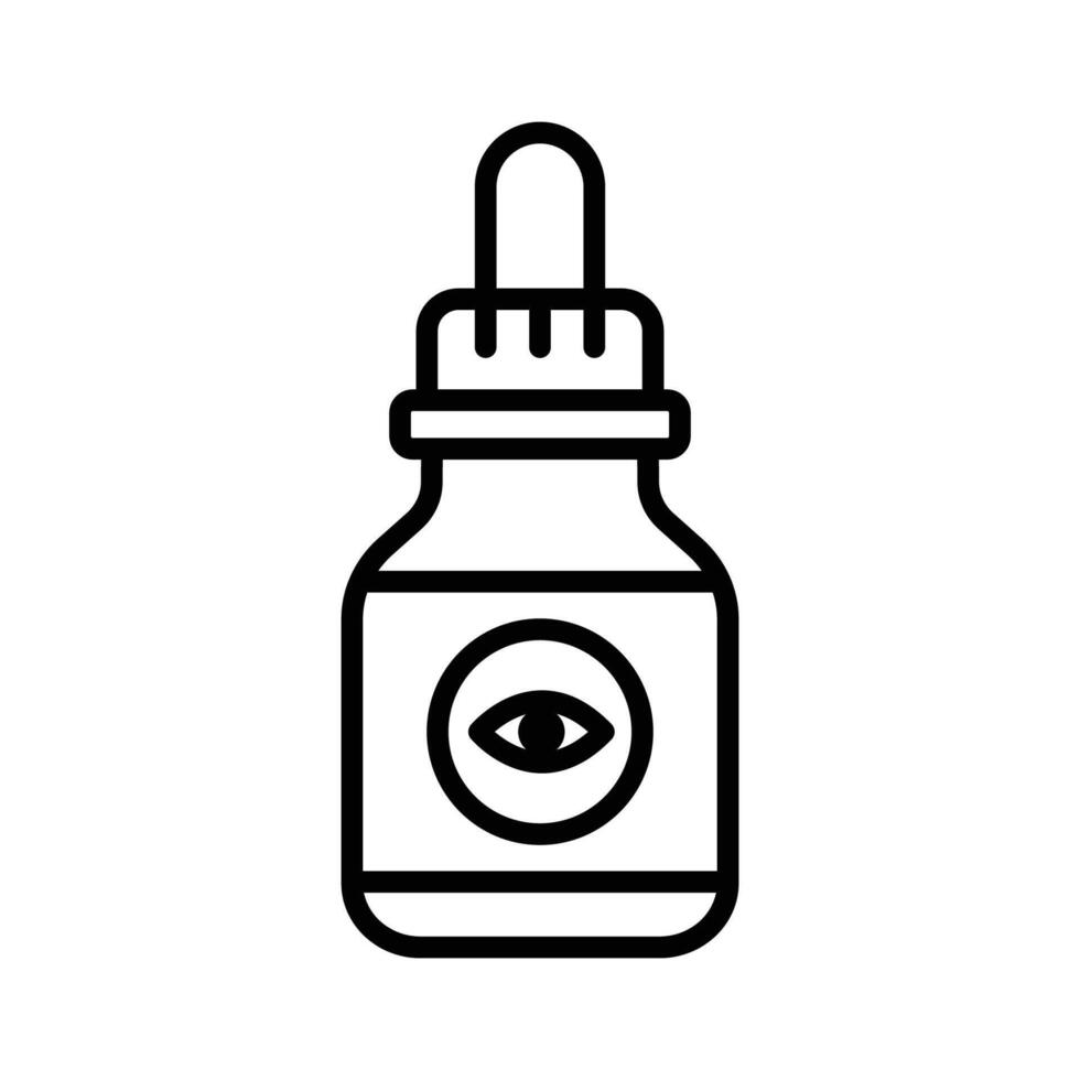 eye drops icon vector design template simple and clean