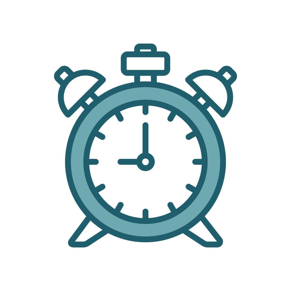 alarma reloj icono vector diseño modelo sencillo y limpiar
