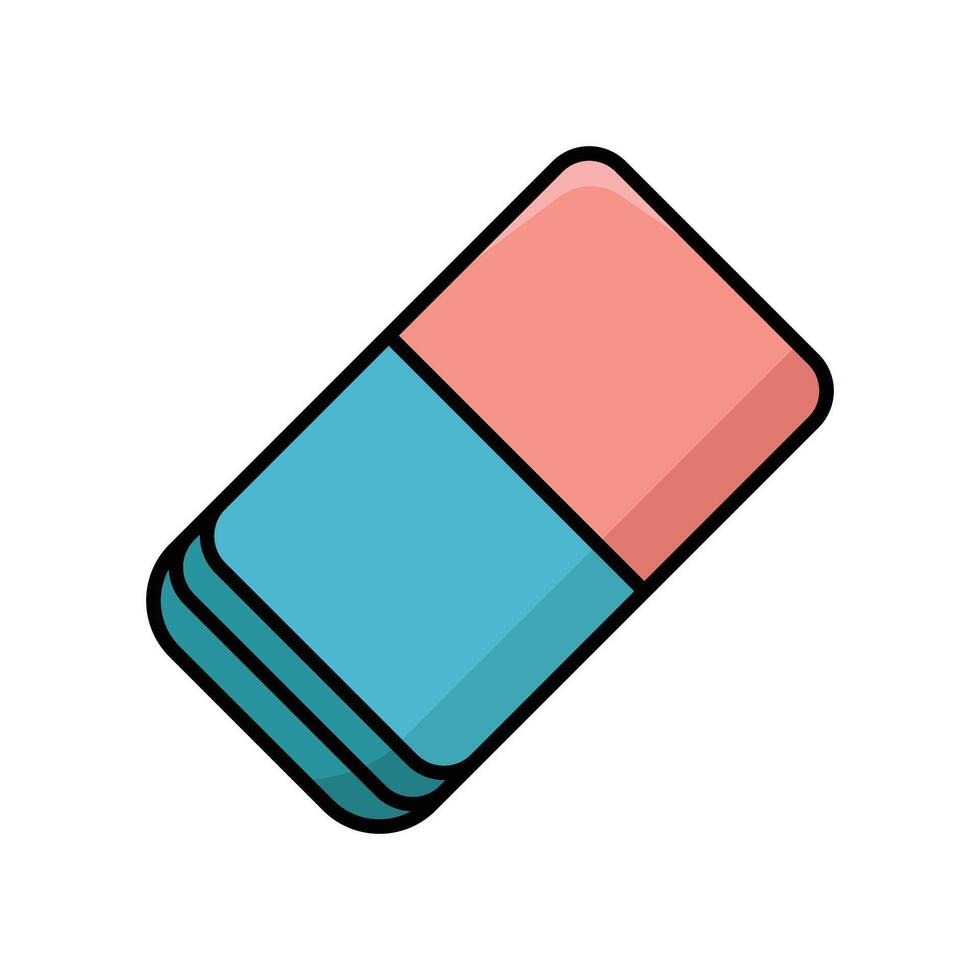 eraser icon vector design template simple and clean