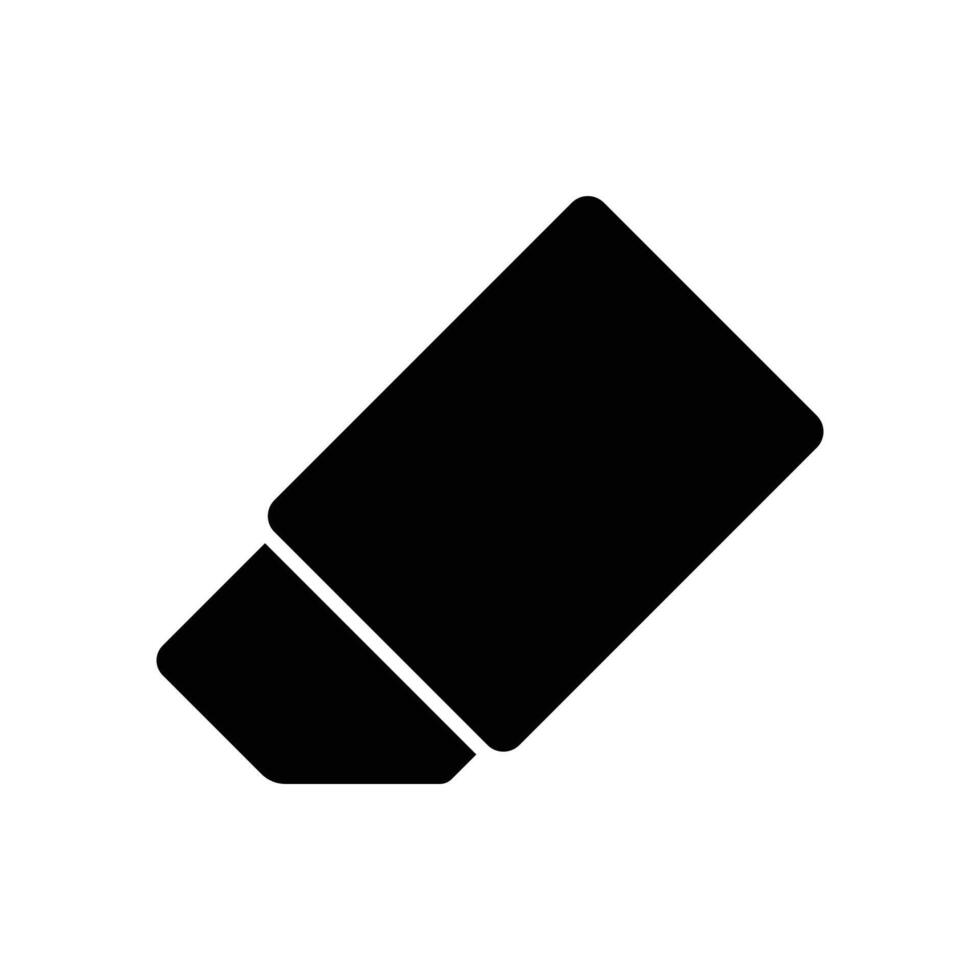 eraser icon vector design template simple and clean