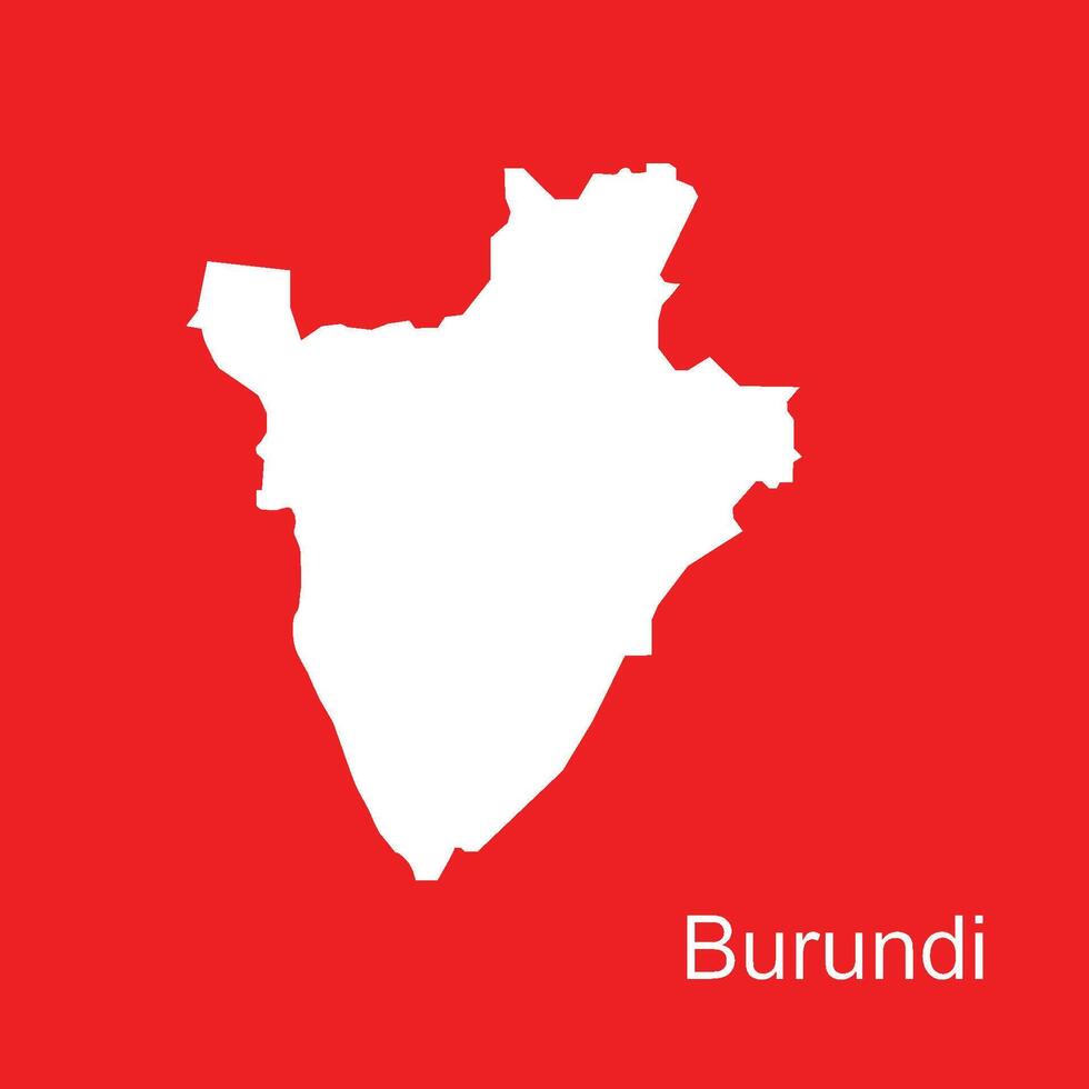 burundi map icon vector